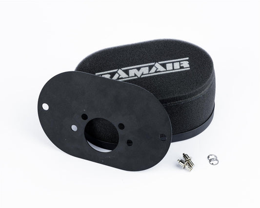 Carburettor Foam Air Filter with Baseplate to fit SU HS6 (Mini Offset) - 65mm Internal Height