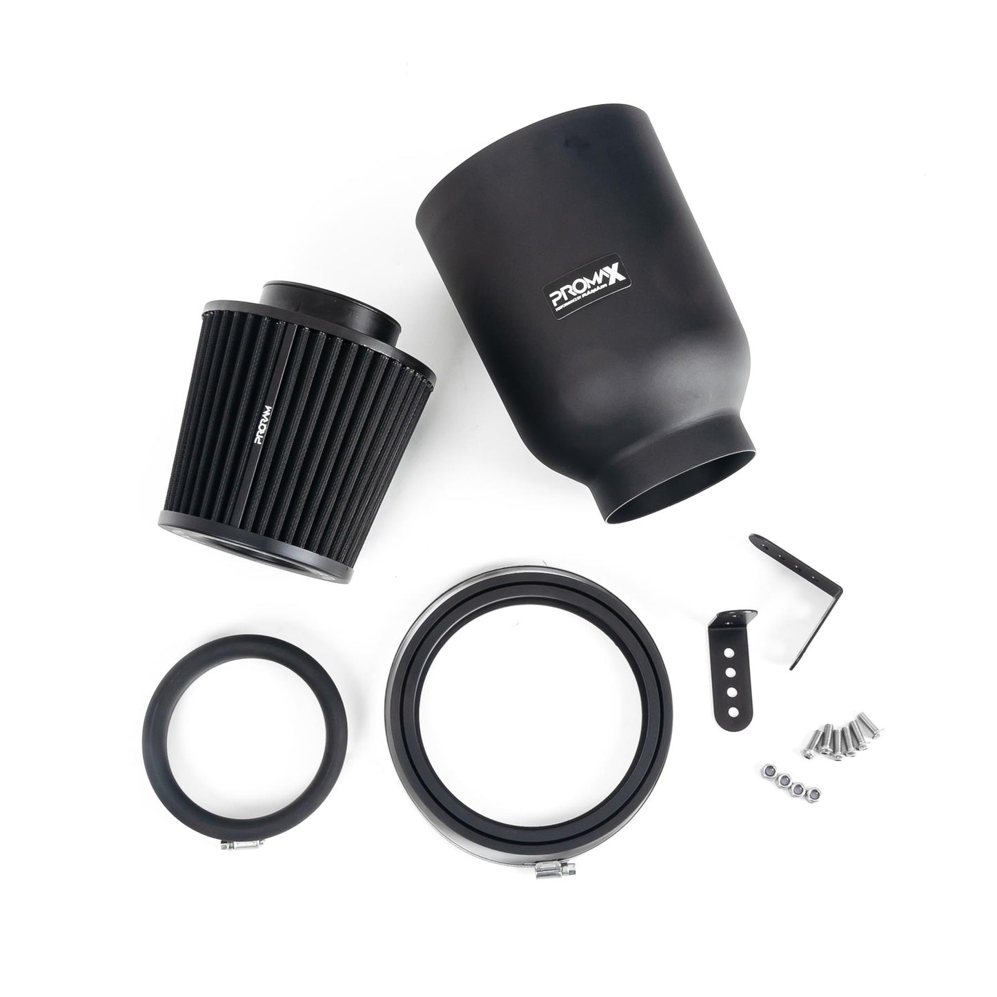 ProMax Large Universal Pleated 70mm Rubber Neck Air Filter in Enclosed Airbox