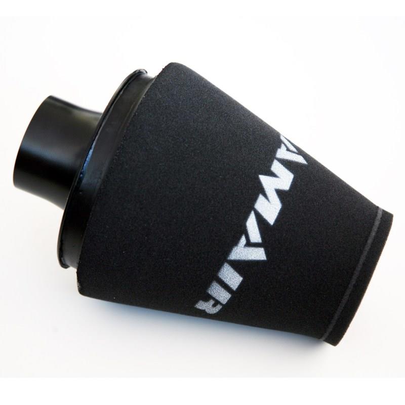 FB-101-BK-KIT - 70mm OD Neck - Polymer Base Neck Cone Air Filter With Silicone Coupler