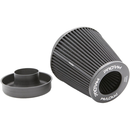 PRORAM 76mm OD Neck Large Cone Air Filter with Velocity Stack