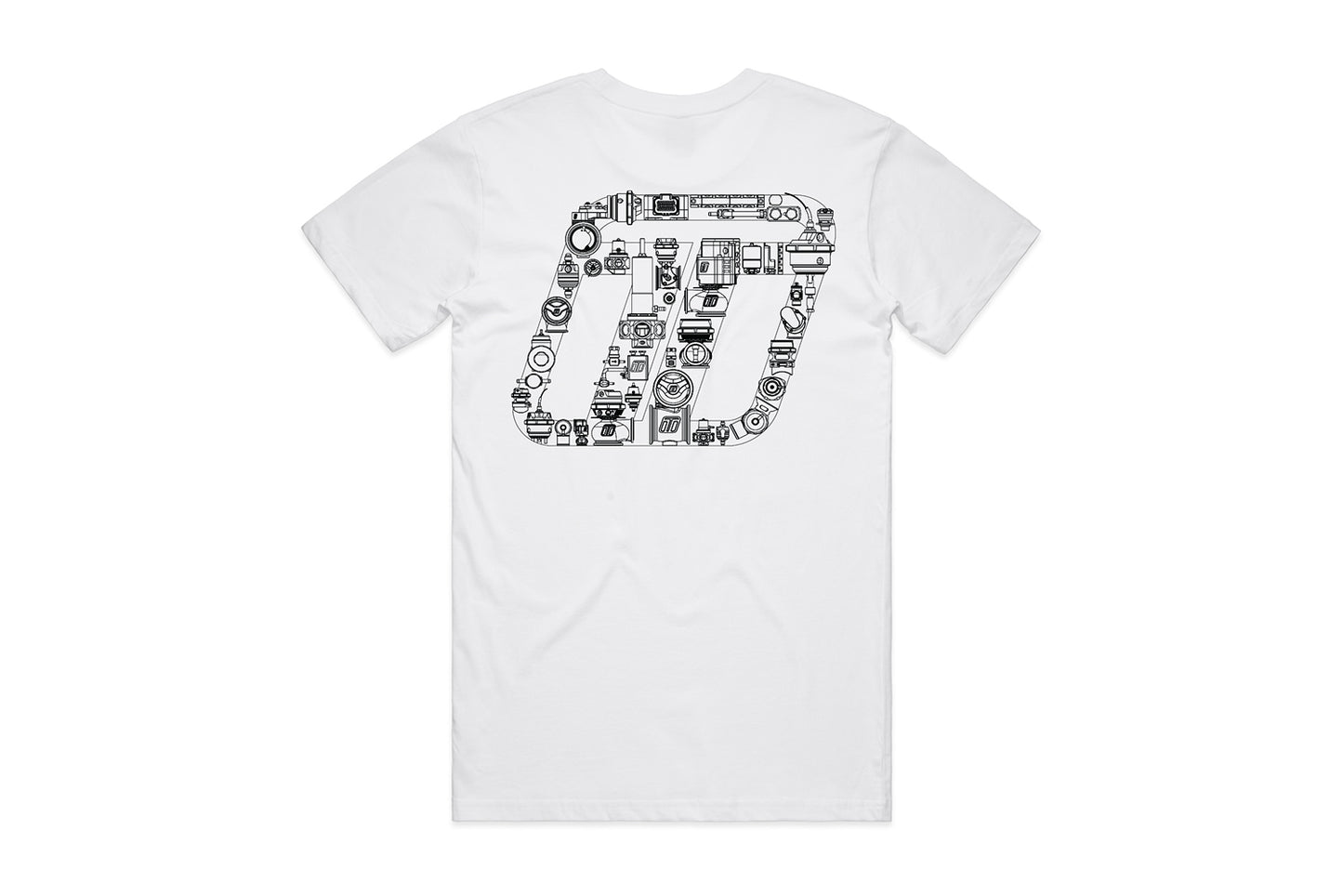 Turbosmart T-Shirt T Logo (White) XXL