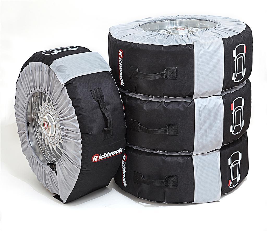 Richbrook Wheel & Tyre Carry Bags (14-18") Set of 4 (Winter/Track Storage) Small