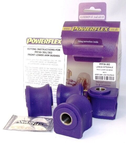 POWERFLEX Front Wishbone Bush (12mm) PFF30-302 (Lancia Delta Integrale 16v)