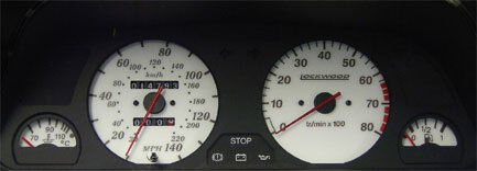 Lockwood Peugeot 306 Petrol no Oil - Starts at 20MPH GREEN (ST) Dial Kit 400EE2