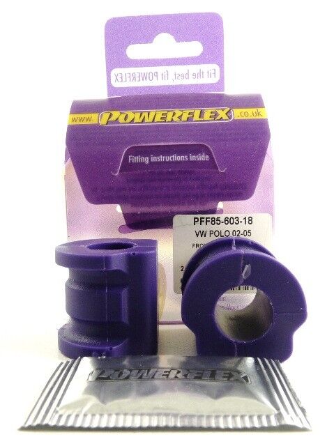 POWERFLEX Front Anti-Roll Bar Bush 17.5mm PFF85-603-18 (Audi, Seat, Skoda, VW)