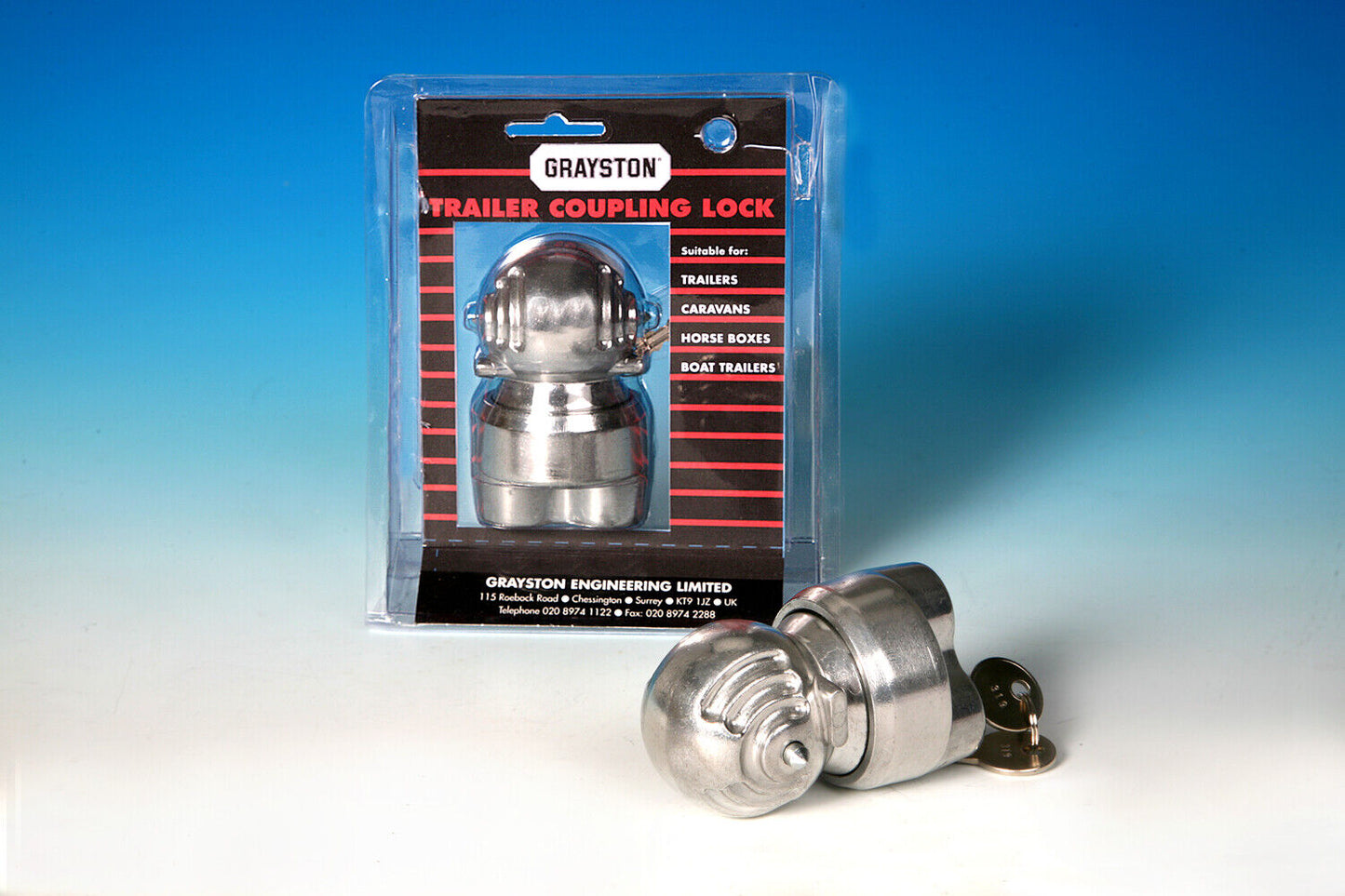 Universal Tow-Ball Coupling Lock - Caravans and Trailers