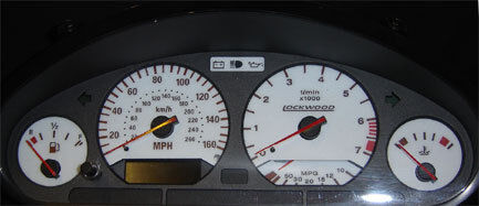 Lockwood BMW 3-Series E36 1991-1999 160MPH SILVER (ST) Dial Kit 400FF