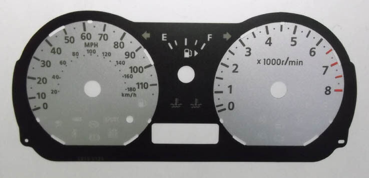 Lockwood SILVER Dial Conversion Kit for Nissan Wingroad C919