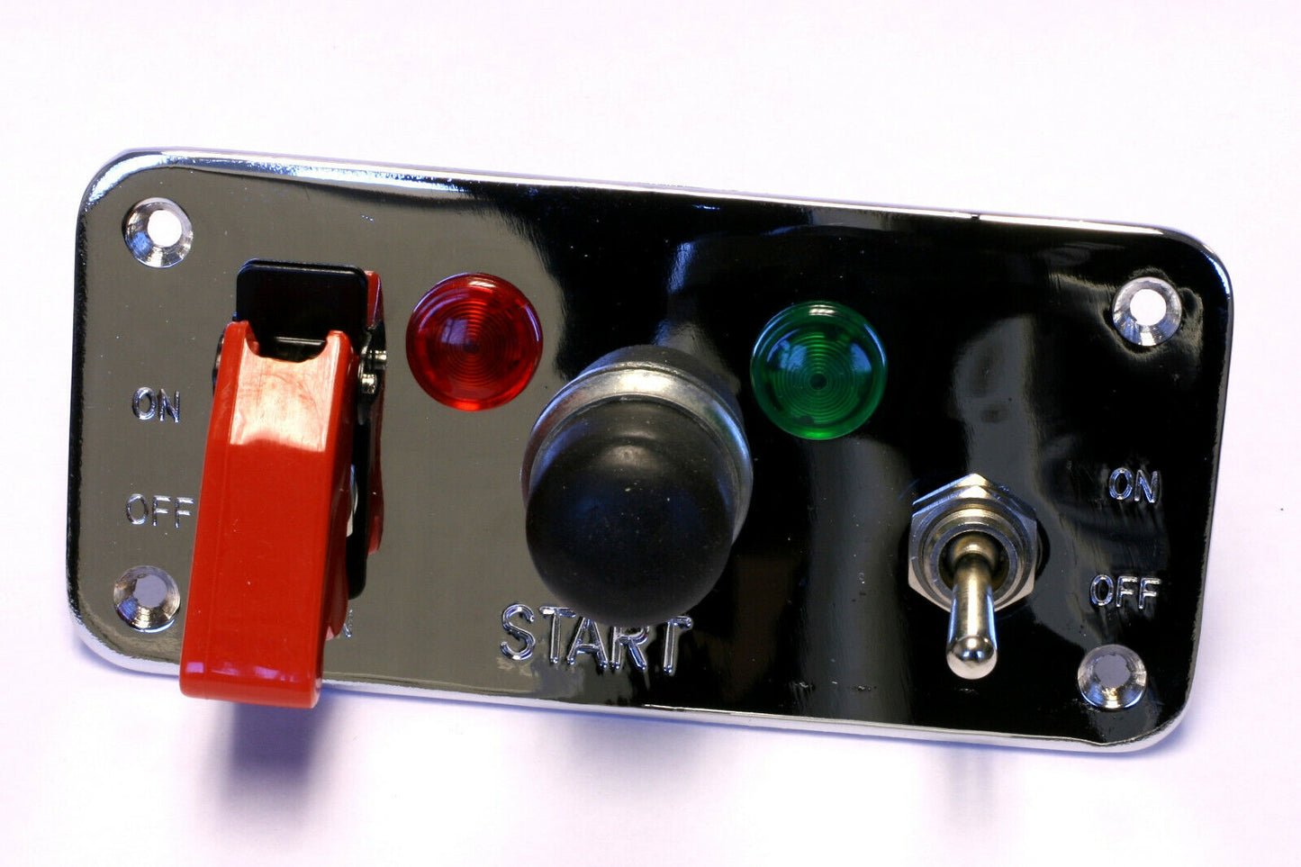 Competition Starter Panel-Push Button, Lights, 2 Switches