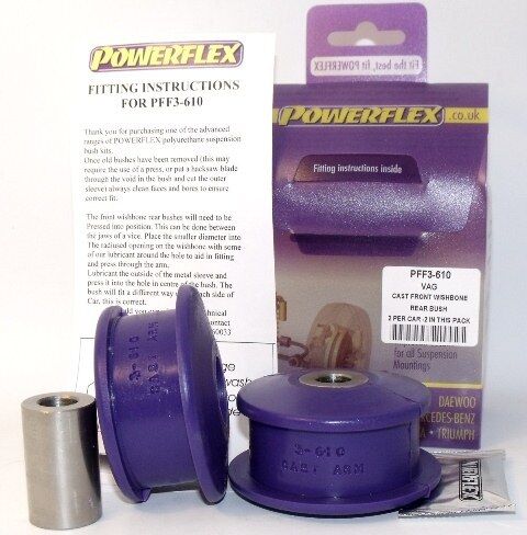 POWERFLEX Front Wishbone Rear Bush (Cast Arm) PFF3-610