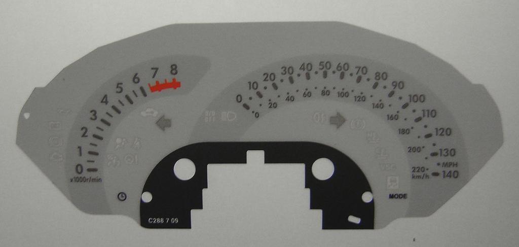 Lockwood Daihatsu Sirion Manual GREY Dial Conversion Kit C288M