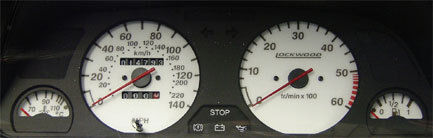 Lockwood Peugeot 306 Diesel no Oil - Starts at 0MPH CREAM (ST) Dial Kit 400EE4