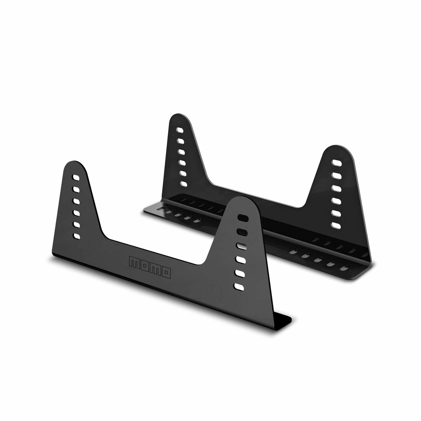 Momo Racing Seat Mounts (Pair) - Steel (Black)