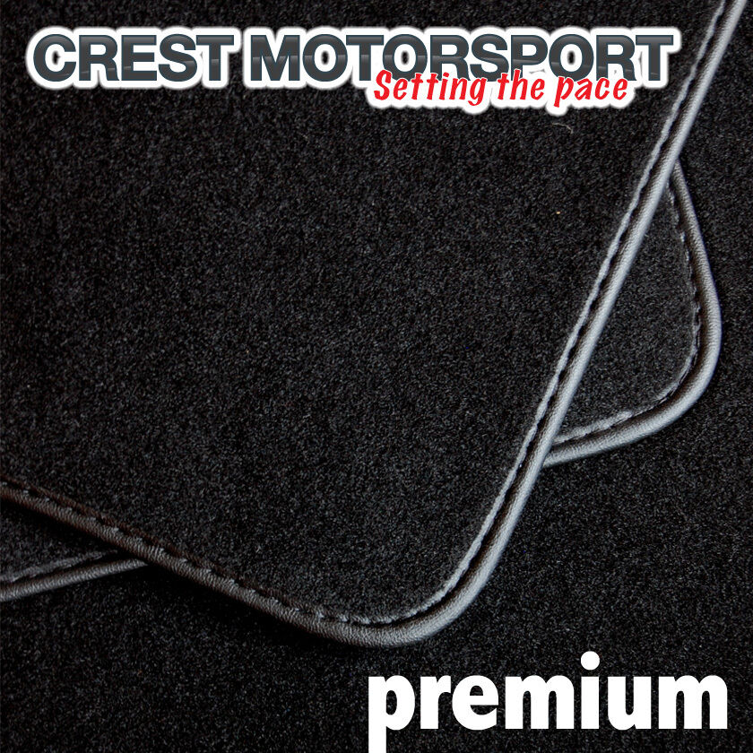 PREMIUM Tailored Black Car Floor Mats to fit NISSAN PRIMASTAR/RENAULT TRAFIC 01-