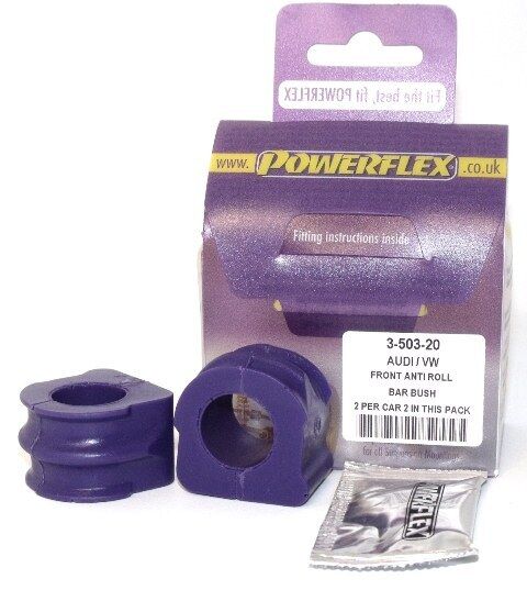 POWERFLEX Front Anti-Roll Bar Mounting Bush 20mm PFF3-503-20 (Audi S3 & TT Mk1)