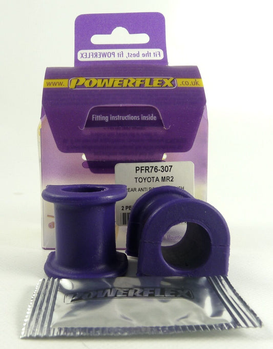 POWERFLEX Rear Anti-Roll Bar Bush 20mm PFR76-307 (Toyota MR2 SW20 Rev 1)