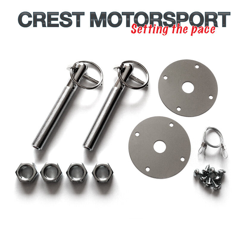 Heavy Duty Quick-Release Competition Bonnet/Boot Pin Kit (Pair) Race/Rally Car