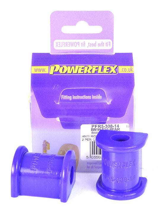 POWERFLEX Rear Roll Bar Mounting Bush 14mm PFR5-308-14 (BMW E30, E36 Compact)