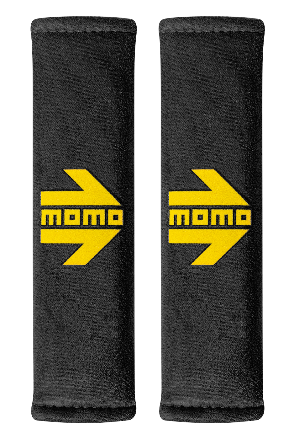 Momo Shoulder Seat Belt Harness Pads - ARROW - BLACK (PAIR)