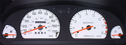 Lockwood RED (W) Dial Kit for Subaru Impreza 1993-2001 110MPH/8000RPM 40HHH2
