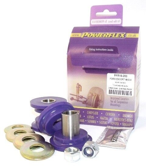 POWERFLEX Rear Tie Bar To Wishbone Bush PFR19-203 (Ford Escort Mk3/Mk4 & Orion)