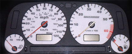 Lockwood Seat Ibiza Mk2 (6K) 1993-1999 120MPH CREAM (ST) Dial Kit 44WW