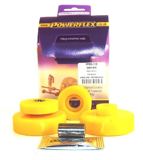 POWERFLEX Rear Shock Top Mounting Bush PFR5-115 (MINI inc. Countryman & Paceman)