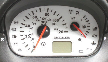 Lockwood Fiat Seicento 1998- SILVER (ST) Dial Kit 44YYY