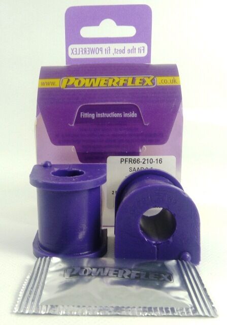 POWERFLEX Rear Anti-Roll Bar Bush 16mm PFR66-210-16 (Vectra B / Saab 9-5)