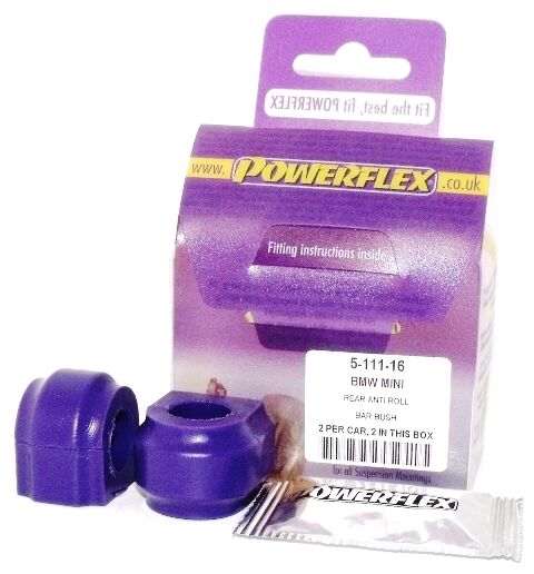 POWERFLEX Rear Anti-Roll Bar Bush 16mm PFR5-111-16 (MINI)