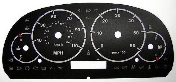 Lockwood Fiat Ducato -2006 BLACK Dial Conversion Kit C021