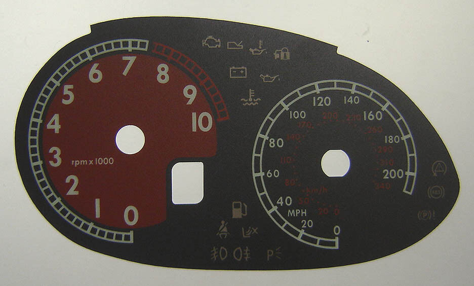 Lockwood Ferrari 612 BLACK Dial Conversion Kit C143