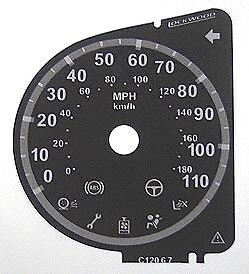 Lockwood Hymer Motorhome with Spanner Icon BLACK Dial Conversion Kit C120