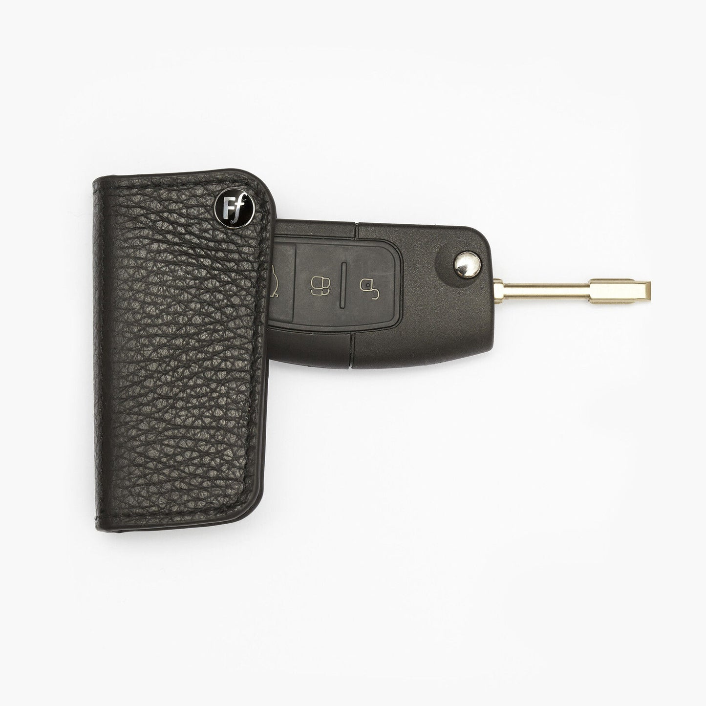 Richbrook FlipFob - Genuine Leather Car Key Holder & Protector - Audi/VW/Fiat